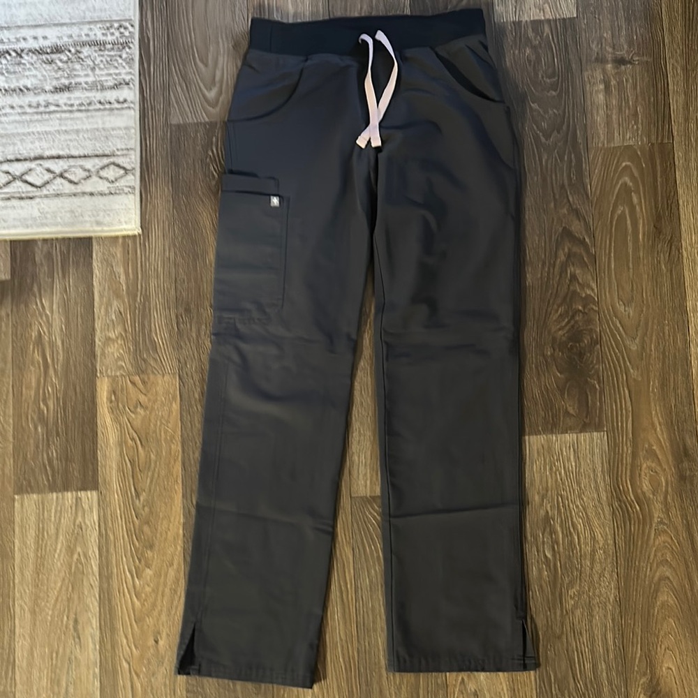 Grey XS Kade Cargo Pants with Pink Drawstring